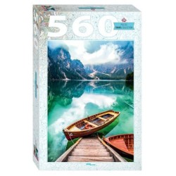 Мозаика "puzzle" 560 "Италия. Озеро Брайес"