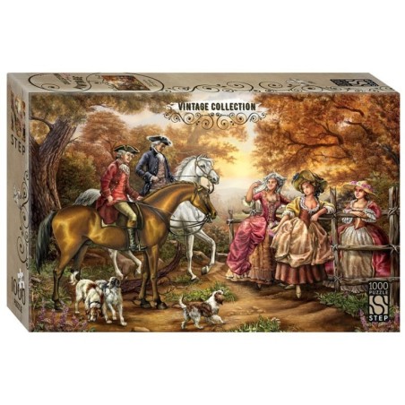 Мозаика "puzzle" 1000 "После охоты"(Vintage collection)