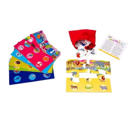 Развивающая игра "Лото. Мир животных" (IQ step)