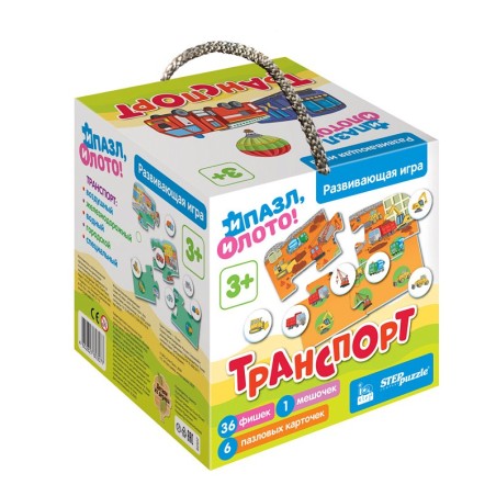 Развивающая игра "Лото. Транспорт" (IQ step)
