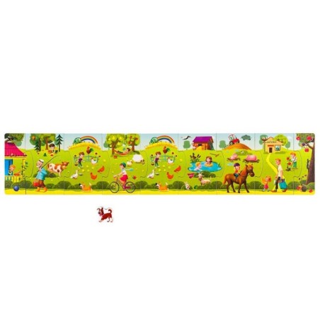 Развивающий пазл "Story puzzle. Деревня"