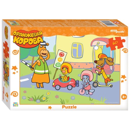 Мозаика "puzzle" 60 "Оранжевая корова" (С/м)