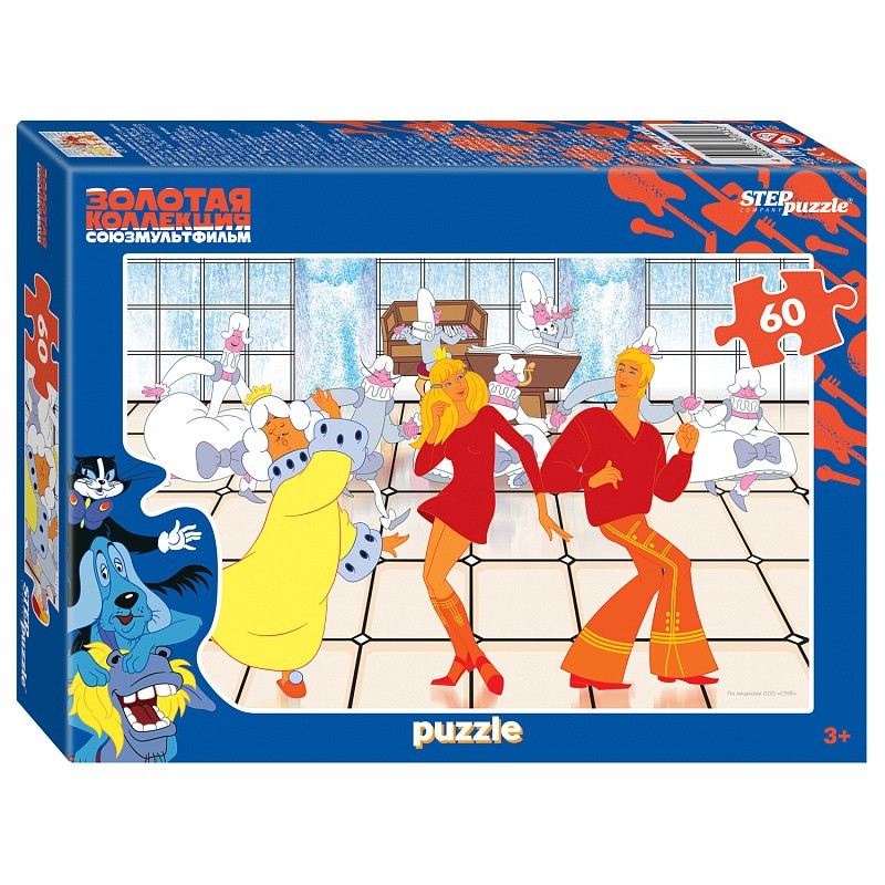 Мозаика "puzzle" 60 "Бременские музыканты. Золотая коллекция" (С/м)