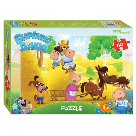 Мозаика "puzzle" 60 "Буренка Даша" (Riki)