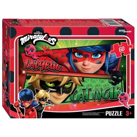 Мозаика "puzzle" 60 "Леди Баг и Супер-Кот" (ZAGTOON – METHOD)