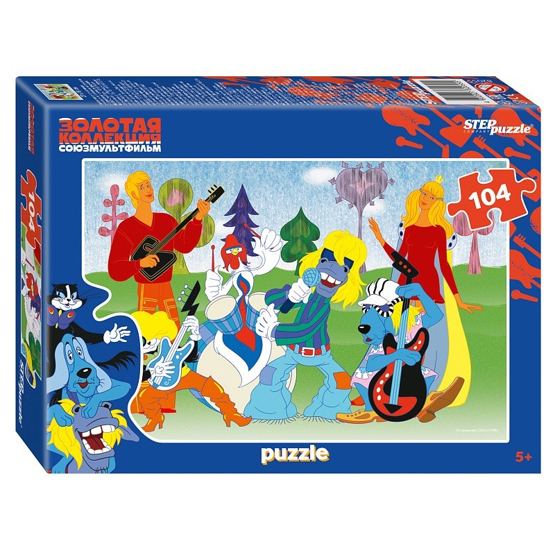 Мозаика "puzzle" 104 "Бременские музыканты. Золотая коллекция" (С/м)