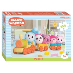 Мозаика "puzzle" 104 "Малышарики" (Мармелад Медиа)