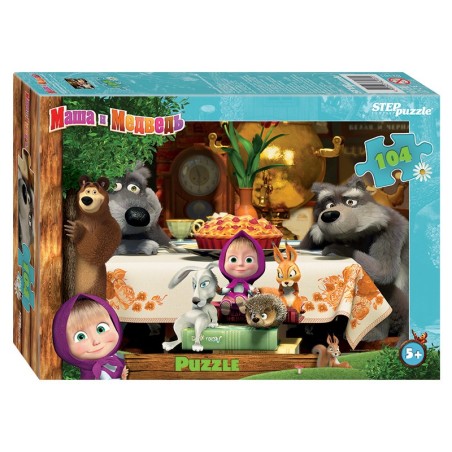 Мозаика "puzzle" 104 "Маша и Медведь - 2" (Анимаккорд)