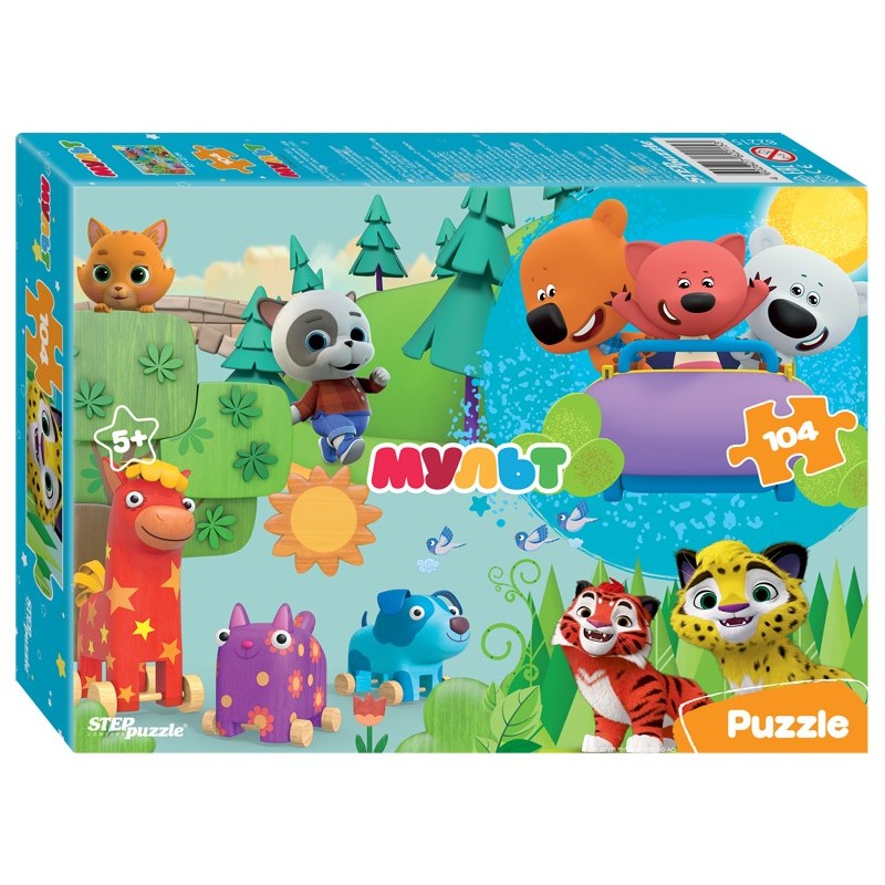 Мозаика "puzzle" 104 "Ми-ми-мишки и др. Мульт" (0+ Медиа)