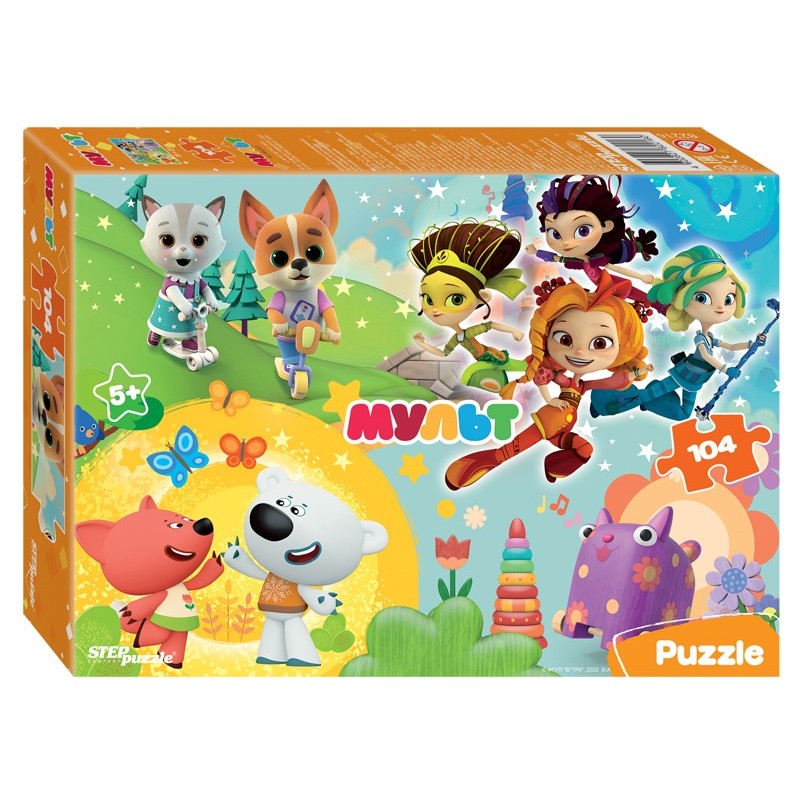 Мозаика "puzzle" 104 "Сказочный патруль и др. Мульт" (0+ Медиа)