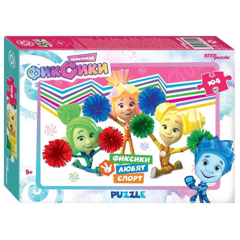 Мозаика "puzzle" 104 "Фиксики" (Аэроплан)