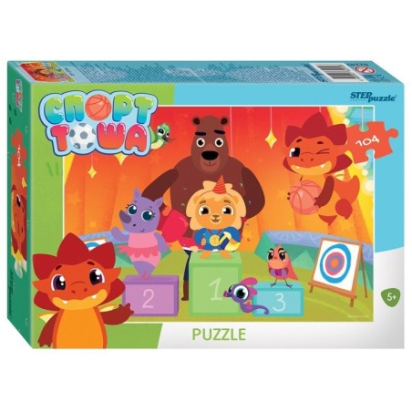 Мозаика "puzzle" 104 "Спорт Тоша" (ТойРой Медиа)