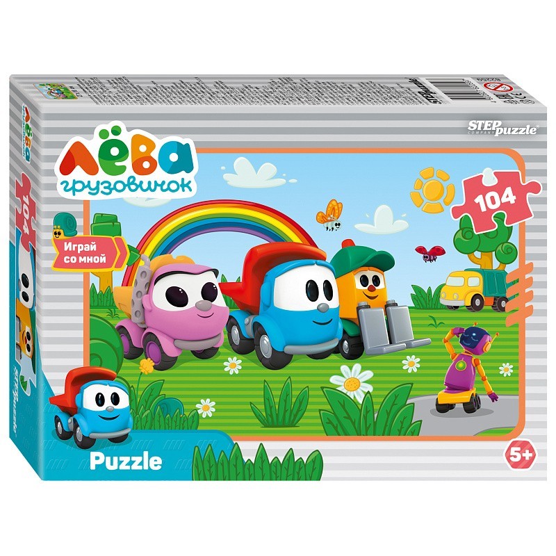 Мозаика "puzzle" 104 "Грузовичок Лёва. Друзья" (ООО "Первый проект")