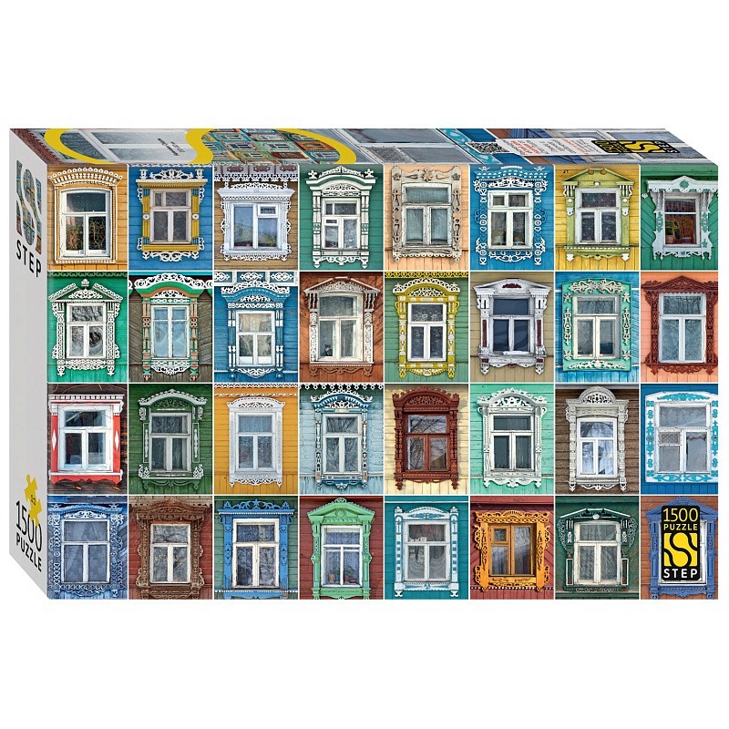 Мозаика "puzzle" 1500 "Наличники. Суздаль"