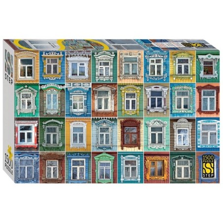 Мозаика "puzzle" 1500 "Наличники. Суздаль"