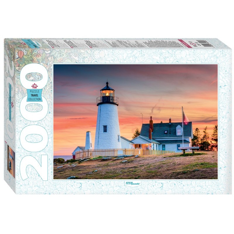 Мозаика "puzzle" 2000 "США. Маяк на Пемаквид Пойнт"