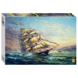 Мозаика "puzzle" 2000 "Парусник" (new)