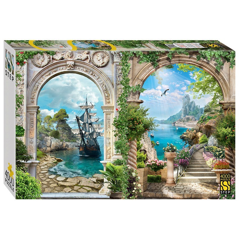 Пазл 4000 "Две арки у моря"