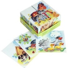 4 кубика Baby Step "Чей малыш?"