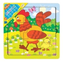 Игра из дерева "Петушок" (собираем по картинке)