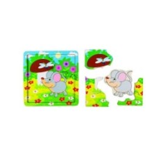 Игра из дерева "Мышонок" (собираем и играем) (Baby Step)