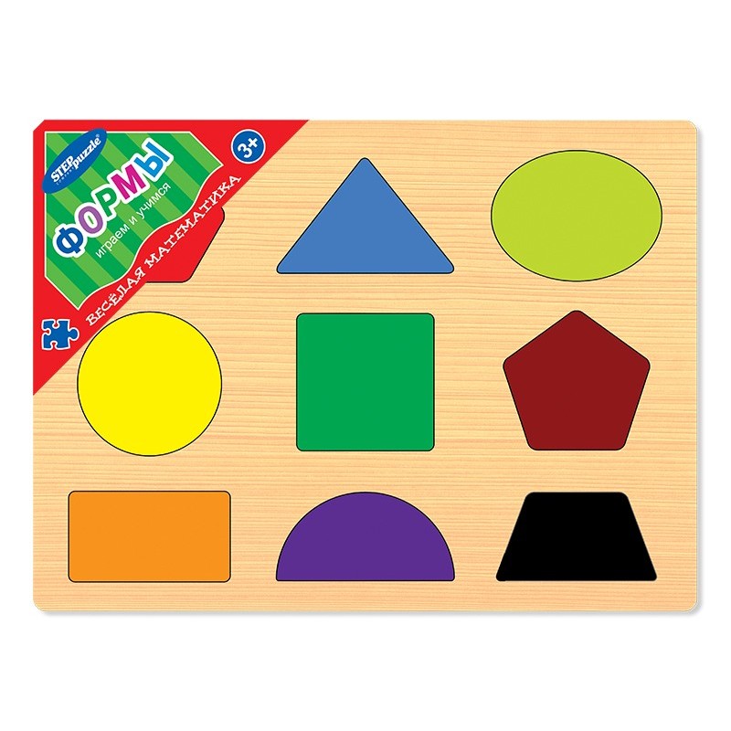 Игра из дерева "Весёлая математика. Формы"