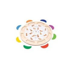 Развивающая игра из дерева "Логодольки"