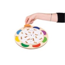 Развивающая игра из дерева "Логодольки"