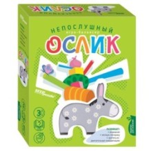 Развивающая игра из дерева "Непослушный ослик" (Игра-балансир)