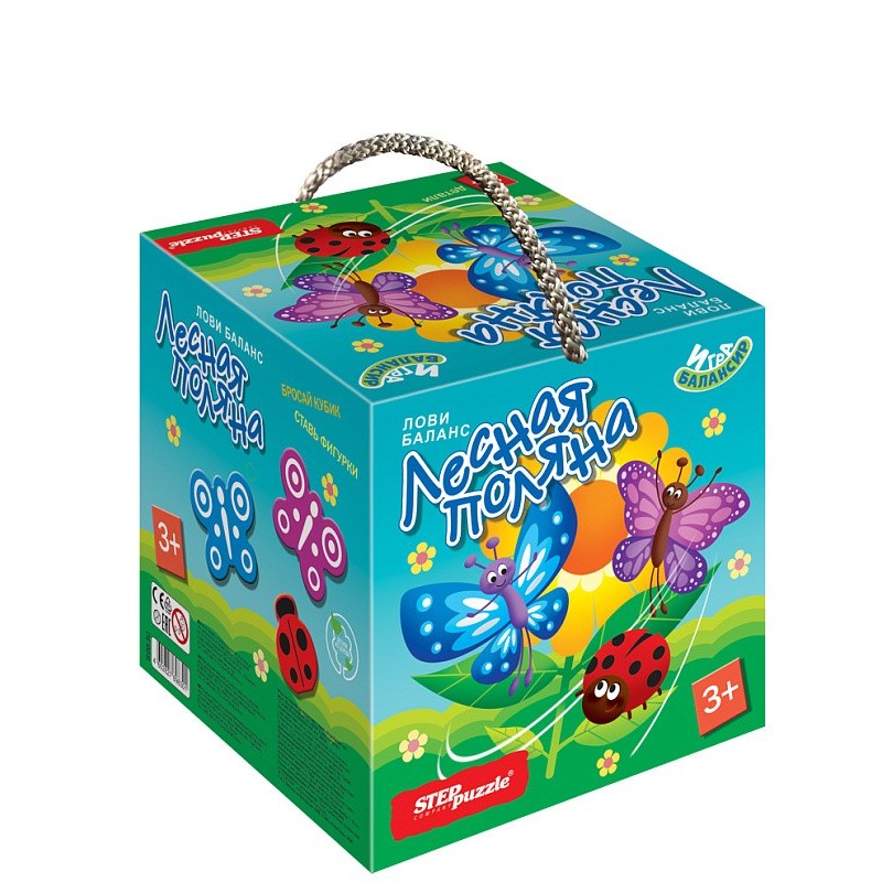 Развивающая игра из дерева "Лесная поляна" (Игра-балансир)