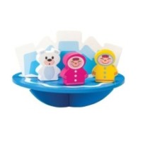 Развивающая игра из дерева "На льдине" (Игра-балансир)