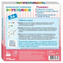 Развивающая игра из дерева "Фруктомино" (IQ step)