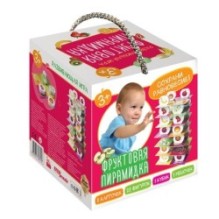 Развивающая игра "Фруктовая пирамидка" (IQ step)