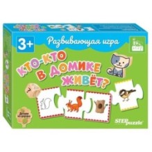 Развивающая игра "Кто-кто в домике живёт?" (IQ step)