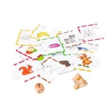 Развивающая игра "Что едят зверята?" (IQ step)