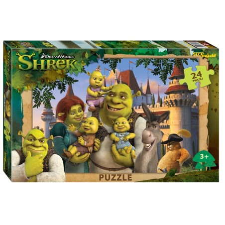 Мозаика "puzzle" maxi 24 "Shrek" (Dreamworks, Мульти)