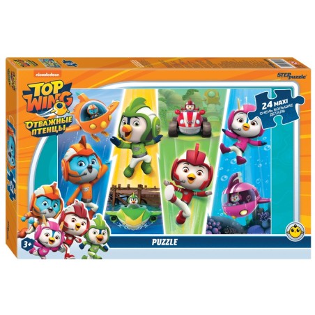 Мозаика "puzzle" maxi 24 "Отважные птенцы" (Никелодеон)