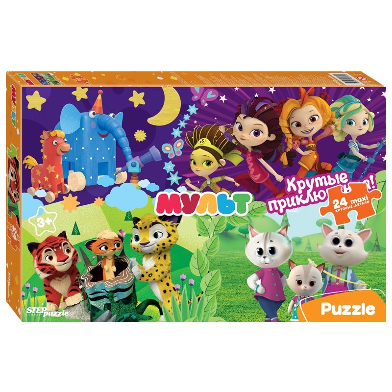 Мозаика "puzzle" maxi 24 "Сказочный патруль и др. Мульт" (0+ Медиа)
