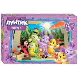 Мозаика "puzzle" maxi 24 "Лунтик (new 1)" (Мельница)