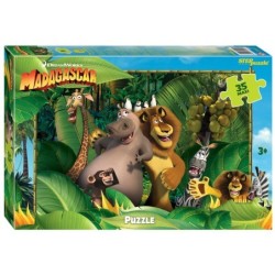 Мозаика "puzzle" 35 MAXI "Мадагаскар - 3" (Dreamworks, Мульти)