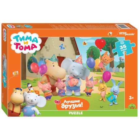 Мозаика "puzzle" 35 MAXI "Тима и Тома" (Мармелад Медиа)
