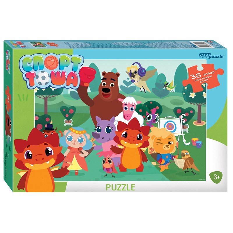 Мозаика "puzzle" 35 MAXI "Спорт Тоша" (ТойРой Медиа)