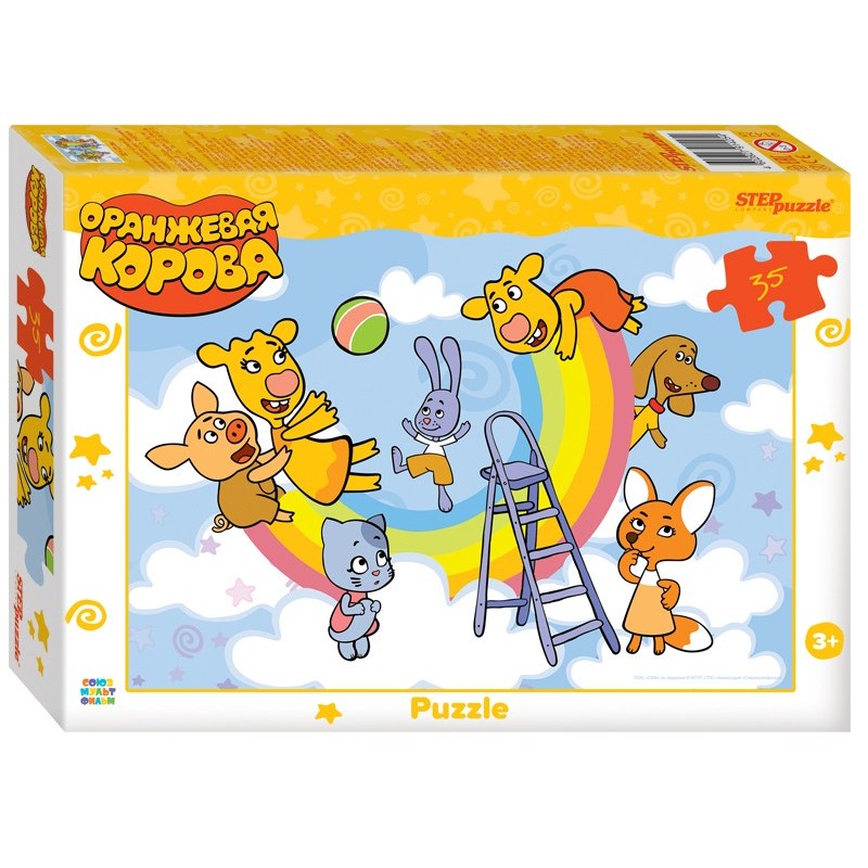 Мозаика "puzzle" 35 "Оранжевая корова" (С/м)