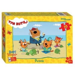 Мозаика "puzzle" 35 "Три кота (new 3)" (АО "СТС")