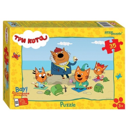 Мозаика "puzzle" 35 "Три кота (new 3)" (АО "СТС")