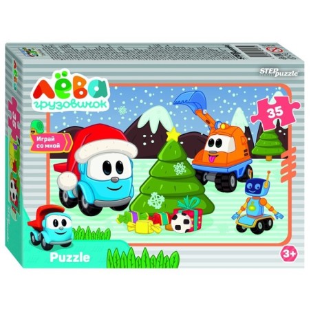 Мозаика "puzzle" 35 "Грузовичок Лёва. Друзья" (ООО "Первый проект")