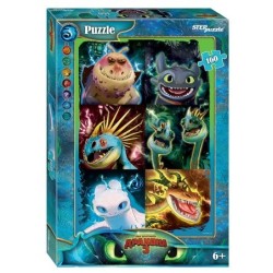 Мозаика "puzzle" 160 "Как приручить дракона - 3" (DreamWorks)