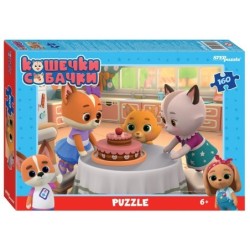 Мозаика "puzzle" 160 "Кошечки и собачки" (0+ Медиа)