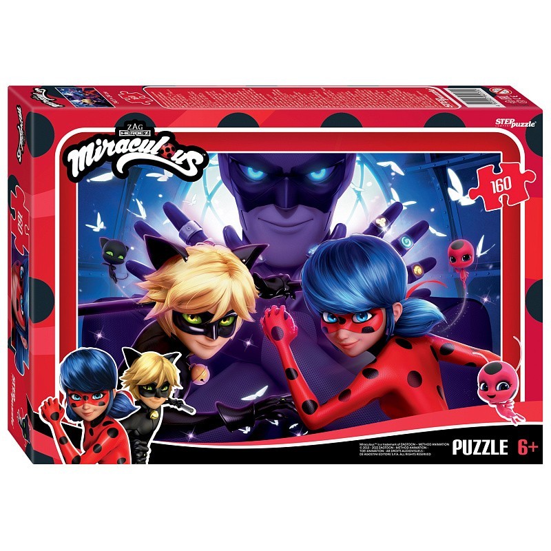 Мозаика "puzzle" 160 "Леди Баг и Супер-Кот" (ZAGTOON – METHOD)