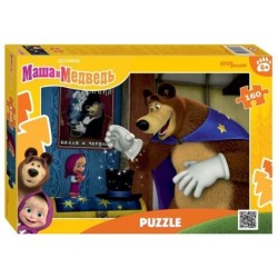Мозаика "puzzle" 160 "Маша и Медведь. Лесные истории" (Анимаккорд)